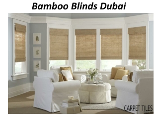 Bamboo Blinds Dubai