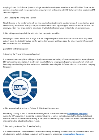 Top 8 Reasons For ERP Implementation Failure