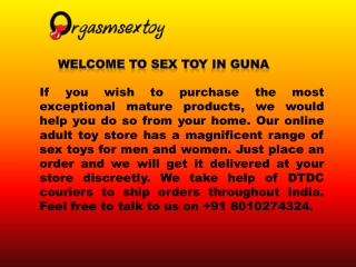 Sex Toy In Guna | Call  91 8010274324
