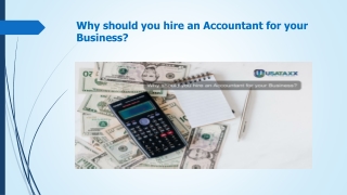 Why should you hire an Accountant for your Business