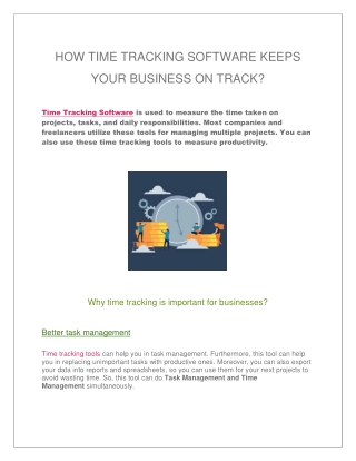 HOW TIME TRACKING SOFTWARE KEEPS YOUR BUSINESS ON TRACK?