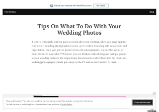 Tips On What To Do With Your Wedding Photos