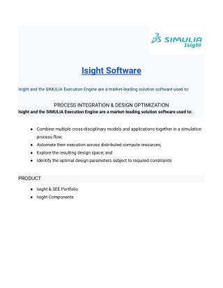 Isight Software