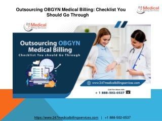 Outsourcing OBGYN Medical Billing Checklist You Should Go Through