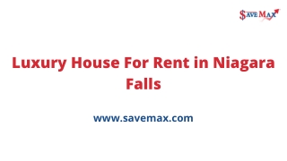 Luxury House For Rent in Niagara Falls