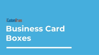 Evolution of Business Cards| ICustomBoxes |