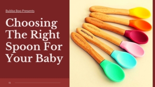 Choosing The Right Spoon For Your Baby
