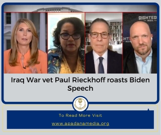 Iraq War vet Rieckhoff roasts Biden speech | US News Agency in Battle Creek MI