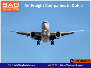 Air Freight Companies in Dubai