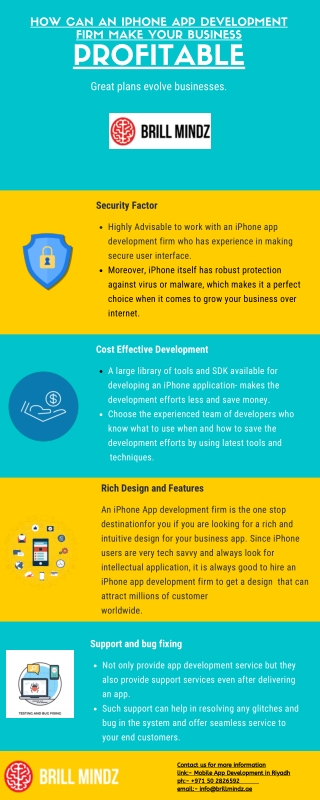 How Can an iPhone App development Firm Make Your Business Profitable