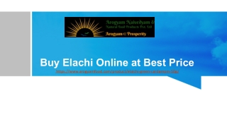 Buy Elachi Online at Best Price