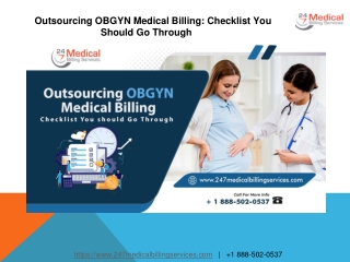 Outsourcing OBGYN Medical Billing Checklist You Should Go Through