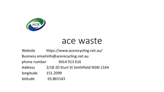 ace waste