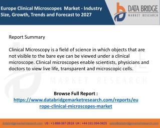 Europe Clinical Microscopes  Market