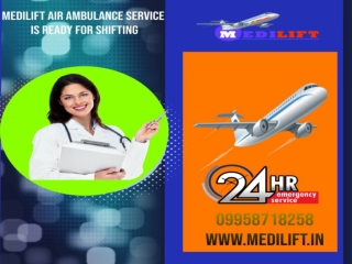 Gain Trustworthy Air Ambulance Service in Kolkata by Medilift