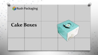 Custom Cake Packaging Boxes