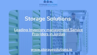 Leading Inventory management Service Providers in Jordan