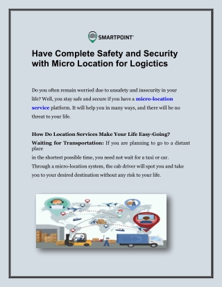 Best Micro Location for Logictics Services In USA