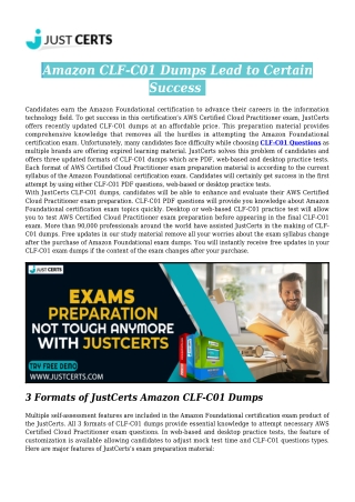 CLF-C01 Dumps