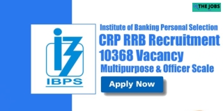 IBPS CRP RRB X recruitment 2021 Apply online for 10368 jobs