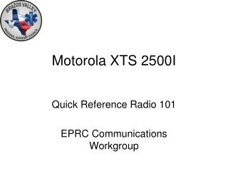 Motorola XTS 2500I