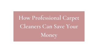 Professional Carpet Cleaning NYC Services