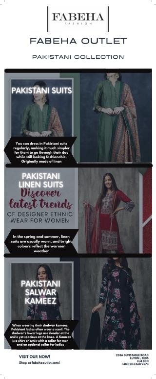 Pakistani Clothes for Women | Best Pakistnai dress Collection | FabehaOutlet