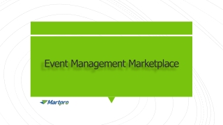 Event Management Marketplace