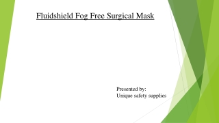 Fluidshield Fog Free Surgical Mask