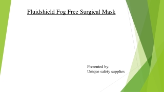 Fluidshield Fog Free Surgical Mask-converted