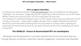 NFTs and Digital Collectibles — What’s Next?