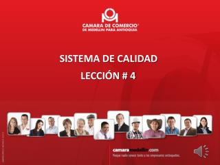 SISTEMA DE CALIDAD LECCIÓN # 2