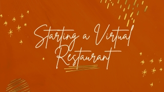 Starting a Virtual Restaurant - WebAppRestaurant