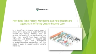 How Real-Time Patient Monitoring can Help Healthcare Agencies