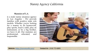Nanny Agency California