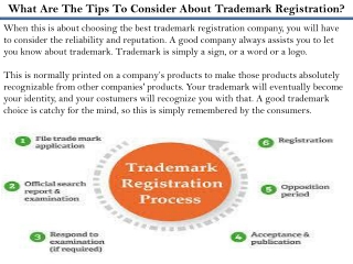 What Are The Tips To Consider About Trademark Registration?