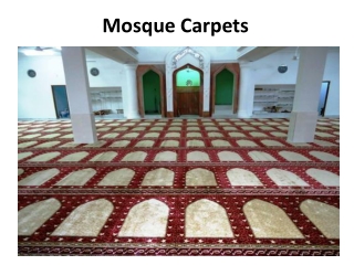Mosque Carpets