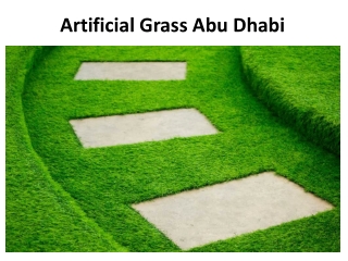 Artificial Grass Abu Dhabi