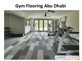 Gym Flooring Abu Dhabi
