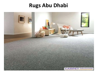 Rugs Abu Dhabi