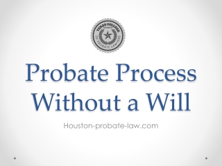 Probate Process Without a Will - Houston-probate-law.com