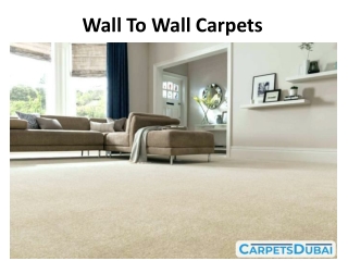 Wall To Wall Carpets