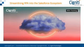 Streamlining RPA into the Salesforce Ecosystem