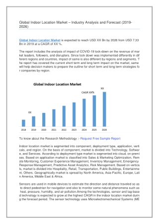 Global Indoor Location Market