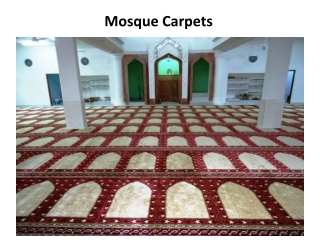 Mosque Carpets