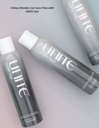 4 Ways Blondes Can Save Time with UNITE Hair