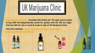 Buy Cannabis oil online