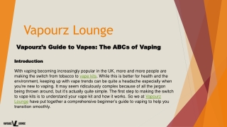 Vape | Vape Kits | Vapourz Lounge