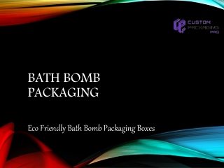 Bath Bomb Packaging