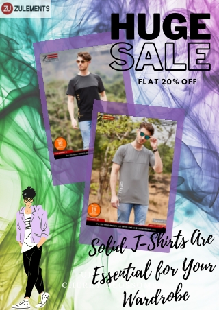 Solid T-Shirts Are Essential for Your Wardrobe